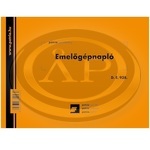 Emelőg&eacute;pnapl&oacute; 24 lapos A/5 fekvő, P&aacute;tria