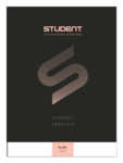 ICO Student Premium füzet, A4 sima, 32 lapos (80-32) fekete borító