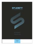 ICO Student Premium füzet, A4 sima, 32 lapos (80-32) fekete borító