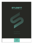 ICO Student Premium füzet, A4 sima, 32 lapos (80-32) fekete borító