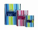 PukkaPad Jotta Stripe Irodai füzet spirál A4, perforált, lyukasztott, 100 lap,műanyag borítós vonalas