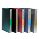 Iratv&eacute;dő mappa A4 20 zsebes, fekete