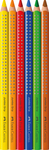 Faber-Castell Színes ceruza-készlet   6db-os háromszögletű GRIP Jumbo