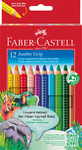 Faber-Castell Színes ceruza-készlet 12db-os háromszögletű GRIP Jumbo