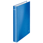 Gyűrűskönyv LEITZ lakkfényű A/4 4GY D gyűrűvel 40 mm gerinc kék 42420036