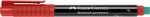 Faber-Castell Alkoholos filctoll piros F-es heggyel