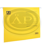 F&uuml;ggőmappa karton A4 'V' s&aacute;rga,