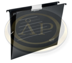 F&uuml;ggőmappa karton A4 'V'  fekete, feh&eacute;r