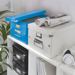 Tárolódoboz Leitz Click&Store A4 méretű, kék 60440036