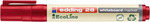 Edding 28 ECOLINE táblafilc PIROSEdding 28 ECOLINE táblafilc PIROS