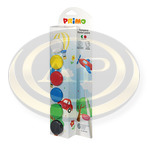 Tempera PRIMO Poster Paint  253TB6EP  6x25 ml, t&eacute;gelyes + ecset