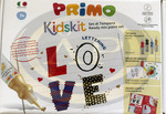 Tempera PRIMO finomkih&uacute;z&oacute;val 2001NWPSET 4x50ml k&eacute;szlet , kifestők&ouml;nyv