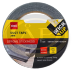 DELI StickUp Ragaszt&oacute;szalag sz&ouml;vetes, fekete szinű, 48mm x 20fm