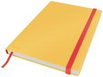 Leitz COSY Soft touch jegyzetfüzet (B5), meleg sárga, vonalas