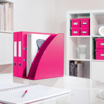 Leitz WOW spirálfüzet, A5, kockás, rózsaszín 46410023