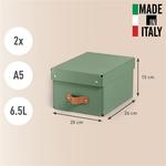 Leitz Puro karton t&aacute;rol&oacute;doboz S m&eacute;ret 2db f&ouml;ldz&ouml;ld