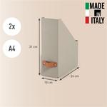 Leitz Puro karton iratpapucs 2db sz&uuml;rke-b&eacute;zs