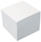 T&ouml;mbkocka Official 9x9x5cm ragasztott, feh&eacute;r lapok