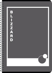 Spirálfüzet A4 franciakockás 70 lap, szürke, Blizzard