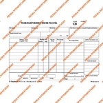 Menetlevél tehergépkocsi Pátria A/5 D.Gépj.21/5