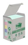 Öntapadós jegyzettömb 38x51 pasztell szivárvány Green Line 3M Post-it 6db/csomag