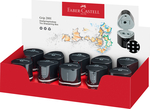 Faber-Castell Hegyező GRIP 2001 Trio tartályos 3lyukú fekete színben (standard grafit,színes és Jumbo ceruzához)