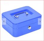 Pénzkazetta 200x160x90mm kék, King Safe