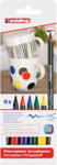 EDDING 4200/6 PORCELÁN ECSETIRÓN MARKER FAMILY COLOR 6 KLF.SZÍN