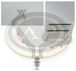 Leitz Ergo Dual helytakar&eacute;kos monitor- &eacute;s laptopkar, vil&aacute;gosz&uuml;rke