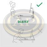 Leitz Ergo Dual helytakar&eacute;kos monitorkar k&eacute;t monitorhoz, s&ouml;t&eacute;tsz&uuml;rke