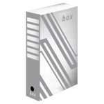Archiv&aacute;l&oacute; doboz 355x250x100 mm, feh&eacute;r/sz&uuml;rke