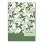 Tan&aacute;ri zsebk&ouml;nyv A5, Bloom mint&aacute;s papir bor&iacute;t&oacute;val 2026/2027. tan&eacute;vre