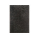 Agenda A5 napi Top Timer Traditional fekete borítóval, fehér lap 2026.év