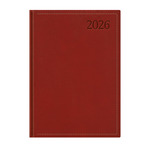 Top Timer Traditional Agenda B5 napi bordó borítóval, fehér lap 2026.év
