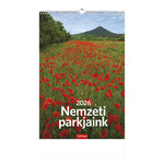 Képes falinaptár Top Timer Nemzeti Parkjaink 220x330mm 2026.év