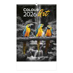 Képes falinaptár Top Timer 'Colour Art' 315x450mm,  2026.év