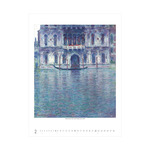 Képes falinaptár, Claude Monet, 420x560mm,  2026.év