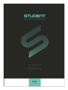 ICO Student Premium füzet, A4 sima, 32 lapos (80-32) fekete borító