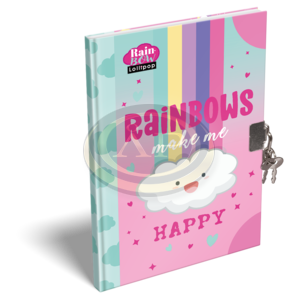LIZZYSULI EML&Eacute;KK&Ouml;NYV KEM&Eacute;NYFEDELES LOLLIPOP RAINBOW A/5