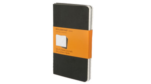 MOLESKINE JEGYZETFÜZET CAHIER 3DB QP311 FEKETE 'P' VONALAS