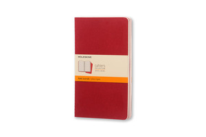 MOLESKINE JEGYZETFÜZET CAHIER CH116VF PIROS L VONALAS 13x21cm