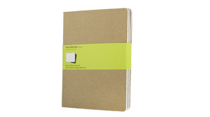 MOLESKINE JEGYZETFÜZET CAHIER QP423 BARNA XL SIMA 19x25cm