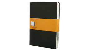 MOLESKINE JEGYZETFÜZET CAHIER QP323 FEKETE XL vonalas 19x25cm
