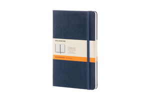 MOLESKINE NOTESZ QP060B20 KEMÉNY ZAFÍR KÉK L VONALAS 13x21cm