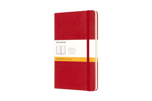 MOLESKINE NOTESZ QP060R KEMÉNY PIROS L VONALAS 13x21cm