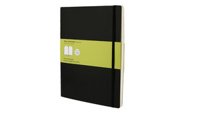 MOLESKINE NOTESZ QP623 PUHA FEKETE XL SIMA 19x25cm