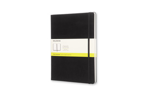 MOLESKINE NOTESZ QP092 KEMÉNY FEKETE XL SIMA 19x25cm