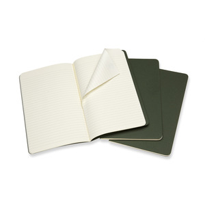 MOLESKINE JEGYZETFÜZET CAHIER 3DB CH016K15 MIRTUSZ ZÖLD 'L' VONALAS