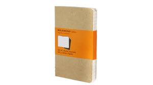 MOLESKINE JEGYZETFÜZET CAHIER 3DB QP411 BARNA 'P' VONALAS