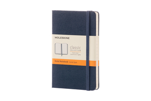 MOLESKINE NOTESZ MM710B20 KEMÉNY ZAFÍR KÉK 'P' VONALAS